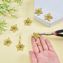 10Pcs 304 Stainless Steel Pendants&nbsp;STAS-SZ0003-53A