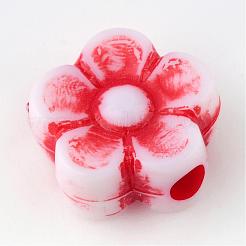 Craft Style Acrylic Corrugated Beads&nbsp;SACR-S840-M