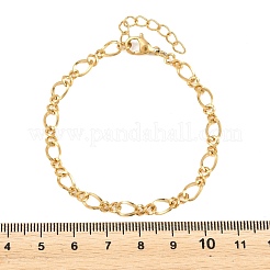 304 Stainless Steel Infinity Link Chain Bracelets&nbsp;BJEW-D458-05G