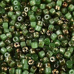 Imitation Jade Picasso Glass Beads&nbsp;SEED-Q039-05A-B01