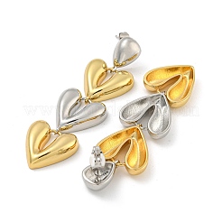 Brass Stud Earrings&nbsp;EJEW-N054-54G