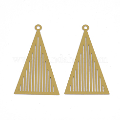 430 Stainless Steel Filigree Pendants&nbsp;STAS-S108-04E