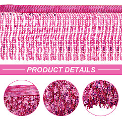 10 Yards Polyester Tassel Lace Ribbon&nbsp;DIY-WH0430-569B