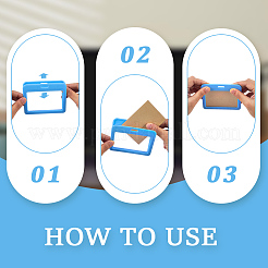 2Pcs Acrylic Name Card Holders&nbsp;AJEW-CP0009-21B