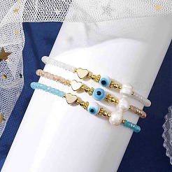 Glass Beaded Bracelets&nbsp;BJEW-JB10218-02