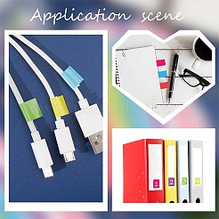 Rainbow Color Paper Self-Adhesive Blank Label Stickers&nbsp;DIY-WH0409-23