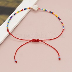Bohemian Style Glass Seed Beads Braided Bracelets&nbsp;KP8572-1