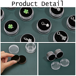 Round Jewelry Plastic Loose Diamond Storage Box&nbsp;LS-CON-WH0094-29