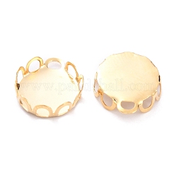 304 Stainless Steel Charms Cabochon Settings&nbsp;STAS-Y001-11G