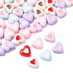 100Pcs Opaque Acrylic Beads&nbsp;OACR-FS0002-48