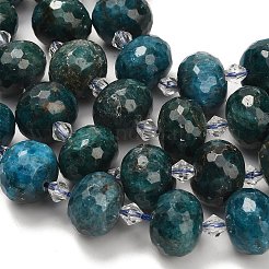 Natural Apatite Beads Strands&nbsp;G-L642-I08-18x13mm