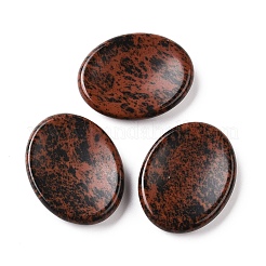 Oval Natural & Synthetic Mixed Gemstone Thumb Worry Stone for Anxiety Therapy&nbsp;G-P486-03