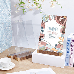 Rectangle Acrylic Table Card Holder&nbsp;AJEW-WH0777-017