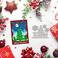 Christmas Theme Carbon Steel Cutting Dies Stencils&nbsp;DIY-WH0309-1228