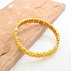 Floral Brass Hinged Bangles for Women&nbsp;IT2697