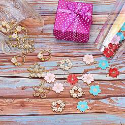 Alloy Enamel Pendants&nbsp;ENAM-SZ0001-09LG