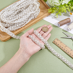 5Yards Polyester Lace Ribbons&nbsp;OCOR-ME0001-65B