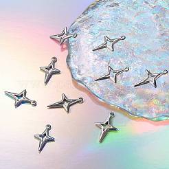 10Pcs 304 Stainless Steel Pendants&nbsp;STAS-SZ0003-40