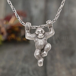 Vintage Alloy Animal Pendant Necklaces&nbsp;WG707AD-01