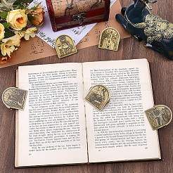 Brass Book Holder&nbsp;AJEW-WH20138-018
