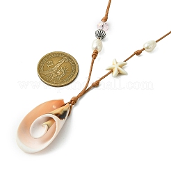 Shell Pendant Necklaces&nbsp;NJEW-TA00179-02