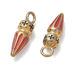 304 Stainless Steel Enamel Pendants&nbsp;STAS-K330-20G