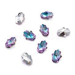 K9 Glass Rhinestone Pendants&nbsp;X-GLAA-TA001-008
