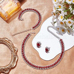 1 Bag Brass & Glass & Iron Jewelry Sets&nbsp;SJEW-UN0001-28