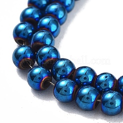 Synthetic Magnetic Hematite Beads Strands&nbsp;G-P545-K01-01