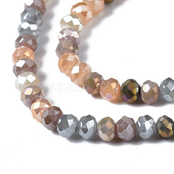 Electroplate Glass Beads Strands&nbsp;EGLA-T020-13A-01