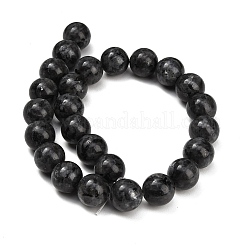Natural Larvikite Beads Strands&nbsp;GSR16mmC128