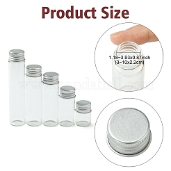 30Pcs 5 Styles Empty Glass Bead Storage Tubes&nbsp;AJEW-YW0001-17
