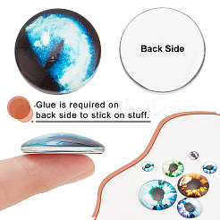 114Pcs 42 Styles Glass Cabochons&nbsp;GLAA-PH0002-91