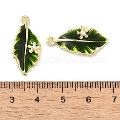 Rack Plating Alloy Enamel Pendants&nbsp;FIND-C049-03G