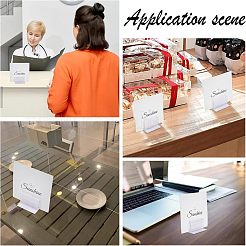 20Pcs Plastic Advertising Clip Holder&nbsp;ODIS-NB0001-16B