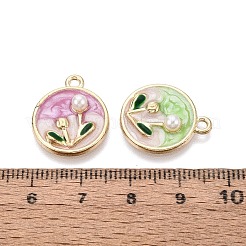 Alloy Enamel Pendants&nbsp;ENAM-N069-15KCG