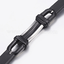 PU Leather Braided Cord Bracelets&nbsp;BJEW-E324-C06