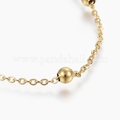 304 Stainless Steel Anklets&nbsp;AJEW-H013-01G