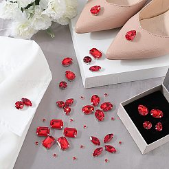 156Pcs 7 Styles Sew on Rhinestone&nbsp;DIY-SP0003-53H