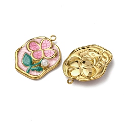 304 Stainless Steel Enamel Pendants&nbsp;STAS-P406-26A-G