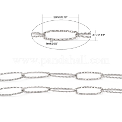 Tarnish Resistant 304 Stainless Steel Cable Chains&nbsp;CHS-K001-70