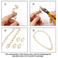 Brass Screw Carabiner Lock Charms&nbsp;X-ZIRC-G160-11G
