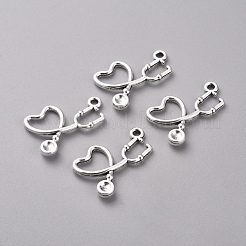 Tibetan Style Alloy Pendants&nbsp;TIBEP-WH0002-05AS