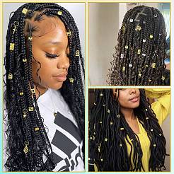 200Pcs Iron Hair Coil Cuffs&nbsp;X1-AJEW-SZC0021-02G