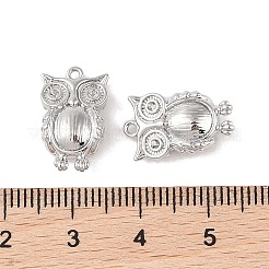 Brass Pendants Rhinestone Settings&nbsp;KK-Q816-40P