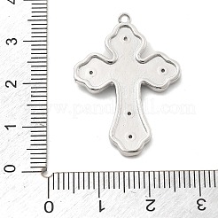Brass Micro Pave Cubic Zirconia Pendant&nbsp;KK-L228-20P-02