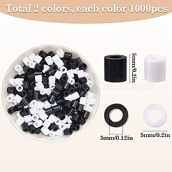 2000Pcs 2 Colors PE DIY Melty Beads Fuse Beads Refills&nbsp;DIY-SP0002-09