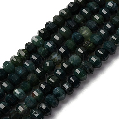 Natural Moss Agate Beads Strands&nbsp;G-P587-D09-01