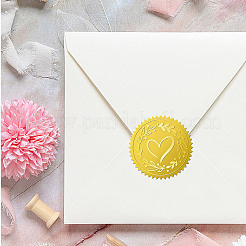 12 Sheets Self Adhesive Gold Foil Embossed Stickers&nbsp;DIY-WH0451-031