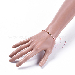 Adjustable Nylon Thread Braided Beads Bracelets&nbsp;BJEW-JB04379